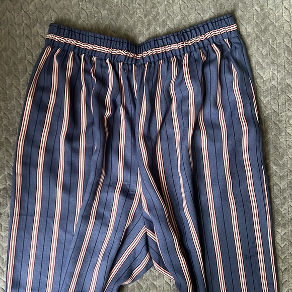 Blue band of gypsies palazzo pants wide leg with pockets, size M - Picture 4 of 4